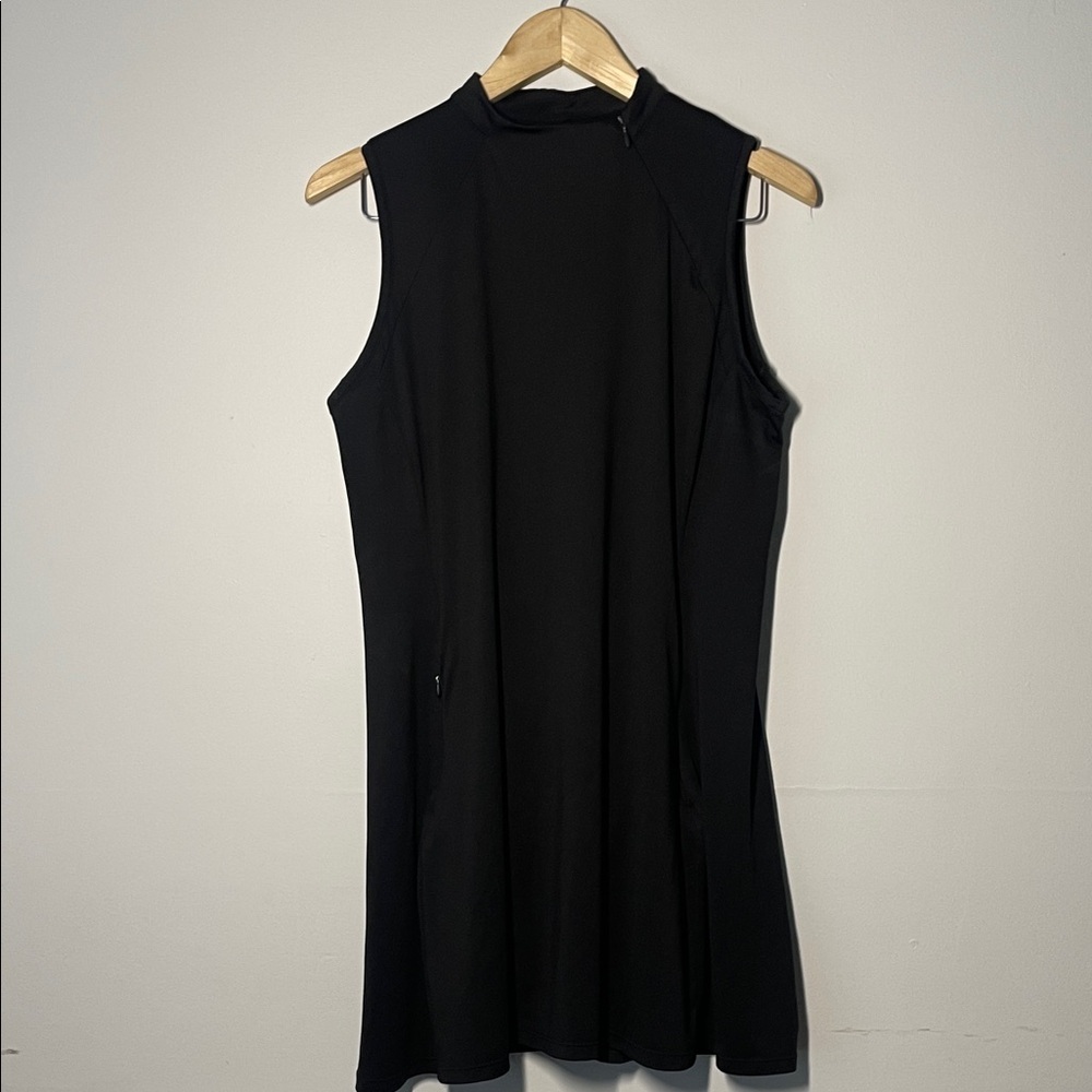 Tee Time Women’s Sleeveless Athletic Dress Black XL